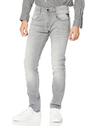 Replay Anbass Hyperflex Bio Stretch Grey Slim Jeans