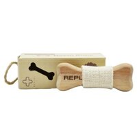 REPLUS Natural Wooden Chew Toys for Dogs - Tamagohan Series (11cm)