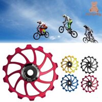 Rerbrty Mang Gốm Sứ Đường Bộ Xe Đạp Ròng Rọc Bánh Xe Hợp Kim Nhôm Phụ Kiện Xe Đạp Hướng Dẫn Con Lăn