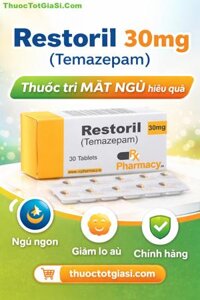 Restoril 30mg (Temazepam) – Thuốc điều trị mất ngủ hiệu quả