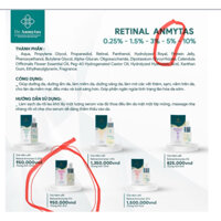 RETINAL (Tretinoin) 5% tái tạo cấu trúc da