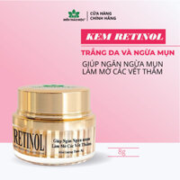 Retinol Kem giảm mụn mờ thâm mụn hỗ trợ se khít lỗ chân lông MIỀN THẢO MỘC 8 Gram