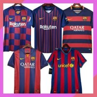 Retro 09-10 14-15 18-19 Barcelona Home Thái Phiên bản chất lượng hàng đầu AAA