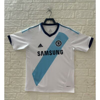 Retro 12-13 Đội khách Chelsea Áo bóng đá có tay chất lượng cao phiên bản Thái Lan bộ đồ tập luyện phiên bản cầu thủ Áo bóng đá màu đen S-XXL