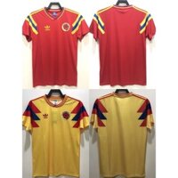 Retro 1990 Columbia Áo thun sân nhà / sân khách Áo nam AAA +