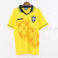 Retro 1994 World Cup Brazil Sân nhà Áo bóng đá Fan S-2XL Có thể tùy chỉnh Tên