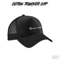 Retro 2025 thời trang MT-25 Yamaha Motorsports Design Print Black Cotton Trucker Cap