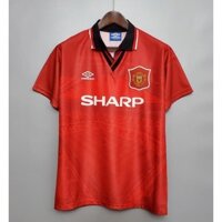 Retro 94-96 MU Sân khách sân nhà Man Utd Áo bóng đá cổ điển Áo bóng đá