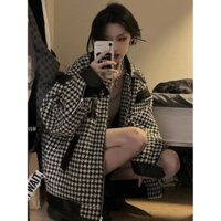 Retro Chanel Áo Khoác Nữ Thu Đông Mỹ Niche Bóng Chày Đồng Phục Chữ Top