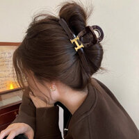 Retro Chữ Cái Kẹp Tóc Nữ Đầu Lưng Cá Mập Kẹp Cảm Giác Cao Cấp Kẹp Phụ Kiện Tóc