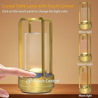 Retro Chữ Thập Trang Trí Đèn Bàn LED Sạc Đèn Bàn Phòng Ngủ Đầu Giường Nhà Hàng Bàn Thanh Đèn Cắm Trại Ngoài Trời