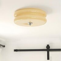 Retro Đèn Led ốp Trần Thủy tinh Bauhaus Bắc Âu Hiện Đại Đèn Chiếu Trần Nhà Đèn Trần Trang Trí Phòng Ngủ Đèn Trần Phòng Khách