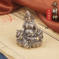 Retro Đồng Tây Tạng Thần Tài Để Bàn Trang Trí Tây Tạng Tantric Phật Tượng Thờ Thần Tượng Wenwan Bộ Sưu Tập Đồ Đồng Cũ 2-26-10