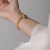 Retro Mới Trung Quốc Vòng Tay Xoắn Nữ 2025 Niche Cao Cấp Mặt Dây Chuyền Thiết Kế Ánh Sáng Sang Trọng Khí Quyển Bướm Vòng Tay20250304