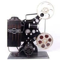 Retro Mỹ Sáng Tạo Đồ Trang Trí Hoài Cổ Cổ Phim Máy Chiếu Mẫu Phòng Khách Thanh Trang Trí Nhà Đạo Cụ
