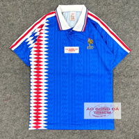 RETRO.tuyển Pháp 1994 - Áo Bóng Đá RETRO CLASSlC Thái cao cấp -Retro.PHÁP Bích94