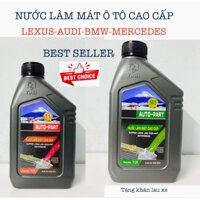 [REV-AUTO 83] Nước làm mát ô tô cao cấp chai 1L Xanh,Đỏ(Yuri Nhật Bản) 50/50