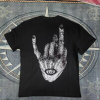 Revenge 25ss God 's Eye Of Hand Back Áo thun ngắn tay in bọt Mỹ