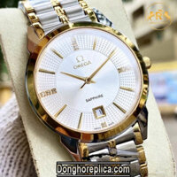 Review đồng hồ Omega 802M nam giá rẻ dây kim loại máy Pin