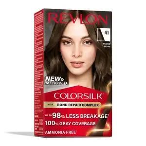 Thuốc nhuộm tóc Revlon Colorsilk Haircolor #41 Medium Brown 59.1ml
