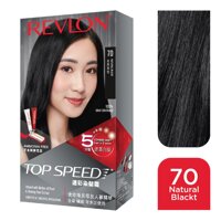 Revlon Thuốc Nhuộm Phủ Bạc Revlon Topspeed Dành Cho Nữ Đen #70 Đen Tự Nhiên