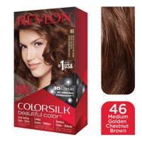 Revlon Thuốc Nhuộm Tóc Revlon Colorsilk 3d 59.1ml+59.1ml+11.8ml .#46 Màu Nâu Hạt Dẻ