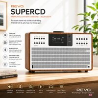 Revo SuperCD – Hệ Thống Hi-Fi All-In-One Đỉnh Cao Tích Hợp Đầu Đọc Đĩa CD, Internet Radio, DAB+/FM, Spotify Connect, Bluetooth