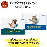 Revolution – Thuốc nhỏ gáy trị ve, rận, giun tim cho chó mèo