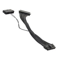 REXLIS 3384 Dual PSU Power Supply 24-Pin Adapter Cable 30cm ATX Motherboard Adapter Cable Extension Cable