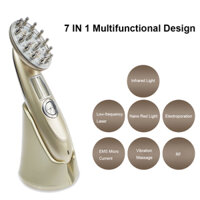 Rf Lược Điện laser Đèn led nano Lược Massage Kích Thích Mọc Tóc Chống Rụng