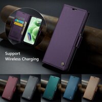 RFID Vỏ Cho Xiaomi 13 pro 12T pro 12 11T pro 10T pro Bao Da Điện Thoại Dạng Ví Nắp Lật Không Dây Có Ngăn Đựng Thẻ