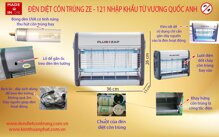 Đèn bắt muỗi PlusZap ZE121