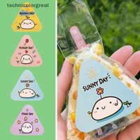 Rg Hoạt Hình Tam Giác Cơm Bóng Đóng Gói Túi Miếng Dán Nori Rong Biển Onigiri Túi Sushi Dán Sushi Làm Khuôn Dụng Cụ Bento Phụ Kiện VT