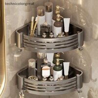 Rg Không Rỉ Kệ Phòng Tắm Kệ Dầu Gội Trang Điểm Bảo Quản Nhà Bếp Tổ Chức Treo Tường Phụ Kiện Phòng Tắm Hợp Kim Nhôm VT
