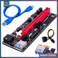 Rga VER009S USB di động 30 PCI-E 1X đến 16X GPU Express Riser Card cho thợ mỏ