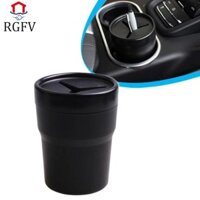 Rgfv 3 Thùng Rác Mini, Thùng Rác Ô Tô Nhựa Màu Đen, Thay Đổi Giá Đỡ Cốc Bảo Quản Nội Thất Rác Đổ Rác Nhỏ Phụ Kiện