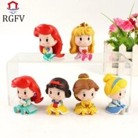 Rgfv Công Chúa Nhân Vật Hành Động Sưu Tập Dễ Thương Nàng Tiên Cá Đồ Trang Trí Hoạt Hình Trẻ Em Đồ Chơi Trẻ Em Quà Tặng Anime Nhân Vật