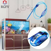 Rgfv Tức Thì Siphon Syphon Nước Đổi Ống Bơm Van Điều Khiển Bể Cá Bán Tự Động Cát Bụi