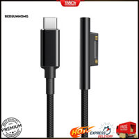 Rh.b 65W 15V 4A Cáp Sạc Laptop Từ Tính Tốc Độ Cao PD Sạc Nhanh Type-C Notebook Power Adapter Dây Chuyển Đổi Cho Microsoft Surface Pro 3 / 4 / 5 / 6 / Go / Book 1 / Book 2