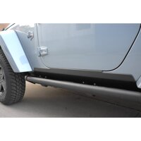 Rhegene Compatible for New Side Skirt Entry Sill Guard Cover for Wrangler JK 2 Doors 2007-2015 2008 2009 2010 2011 2012 2013 2014 Left & Right Low ...