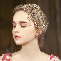 Rhinestone Pearl Headband Wedding Bridal Tiara Hair Band Head Piece Gift