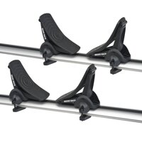 Rhino-Rack Nautic 570 Series Kayak/Canoe Carrier, Includes 2 x Tie Down Straps and 2 x Rapid Straps w/ Unique Buckle Protector