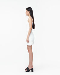 Rib Mini Dress - White