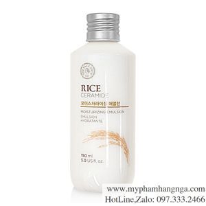 Sữa dưỡng Rice ceramide moisture emulsion The Face Shop