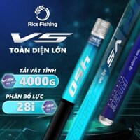 (Rice fishing) Cần câu đài V5 Big Fish Cá Lớn RICE FISHING carbon cao cấp câu săn hàng tổng hợp CC-32