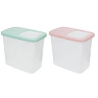 Rice Storage Box Sealed Moisture-Proof Large Capacity Grain Flour Container Kitchen Rice Storage Barrel Box Kitchen Tool