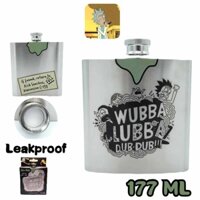 Rick Y Morty Acero Inoxidable Metal Portátil Flagon Botella Hip Flask Bolsillo Hervidor