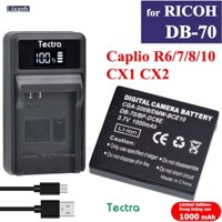 Ricoh DB-70 | Pin và Sạc máy ảnh Ricoh DB70 Caplio R6 R7 R8 R10 CX1 CX2 Pana BCE10 dung lượng cao 1000mAh