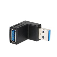 Right Angle USB3.0 AM to AF L Shape Adapter Converter USB 3.0 A Male to A Female 90 Degree Angle Plug Up