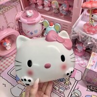 Rightfeel Kawaii Hello Kitty Khăn Giấy Hộp Anime Sanrio KT Mèo Để Bàn Trang Trí Cô Gái Trái Tim Giấy Ngăn Kéo Quà Tặng Mới